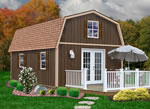 Wooden 2 Story Storage Shed Kit